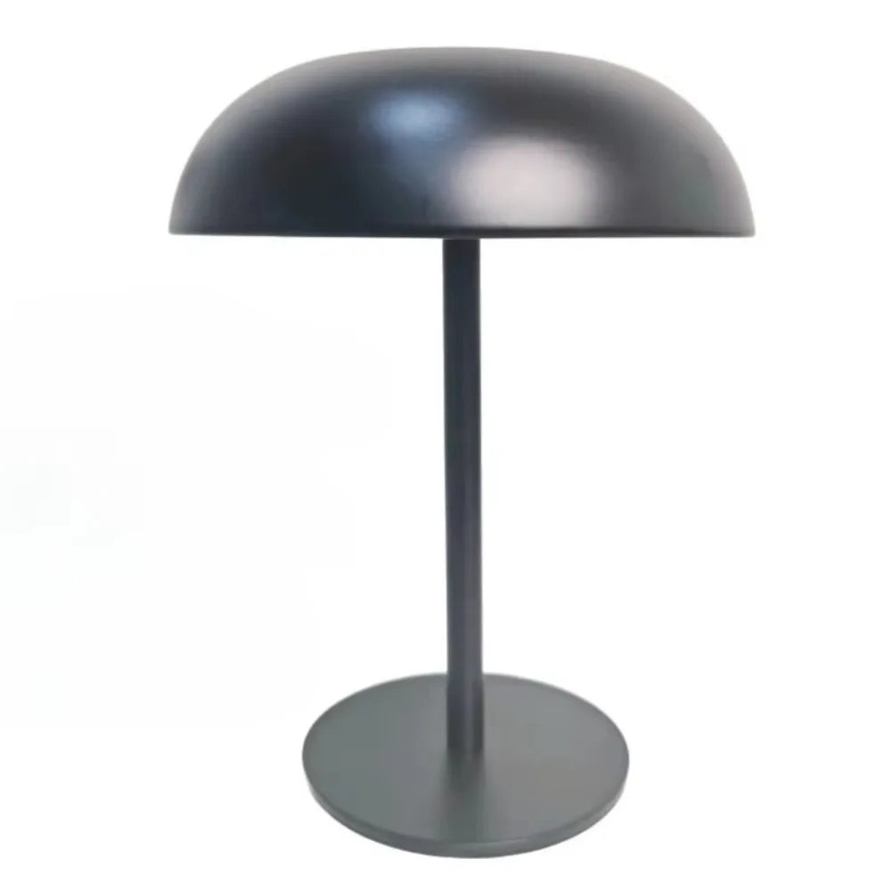 3-Color Lights Mushroom Table Lamp Touch Control Eye-Caring Light Metal Bedside Lamp Stepless Dimmable Non-slip Bottom